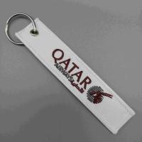 Qatar Airways Custom Patch Keychain Colección Cultural de Aviación Compacto de doble cara