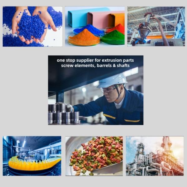 Chine Fabricant Double Vis Extrudeuse Machine Pièces Détachées Segment de Vis pour Batterie Lithium