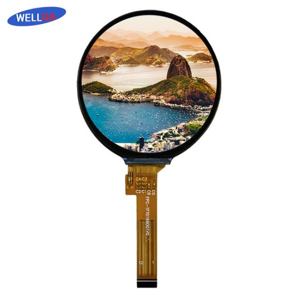 Прочный круг LCD показывает разрешение круглого экрана LCD высокое 1,6 дюйма