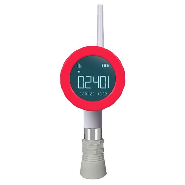 Ultrasonic Level transmitter 4G 8M Range IP66 CE ROHS For Industrial Water Tank Monitoring