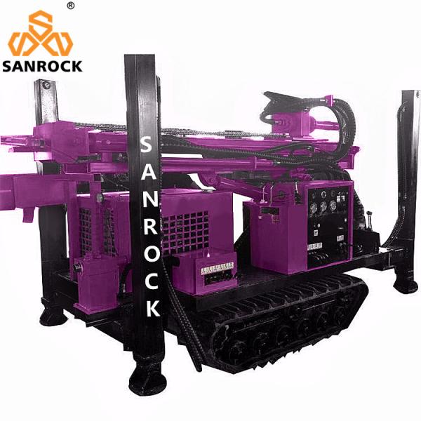 Water Well Drill Rig Exploration Borehole 220Meter Hydraulic Portable Well Drilling Rig