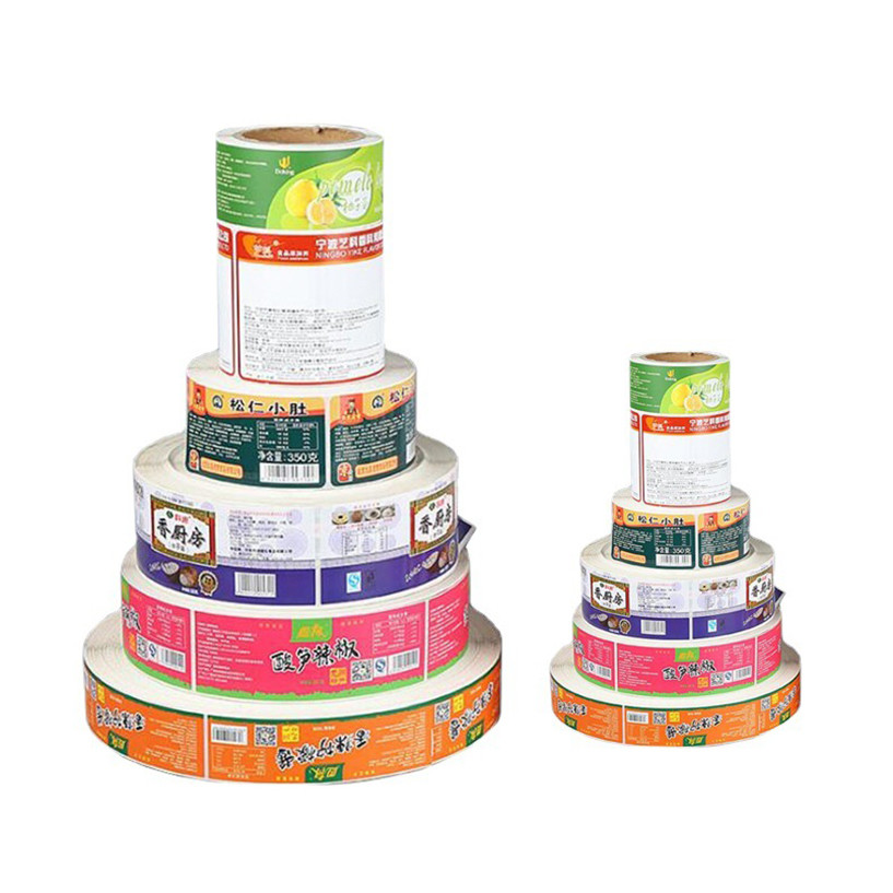 Custom Sticky Labels for Packaging Shipping and Branding Durable Waterproof and Easy-to-Use Adhesive Labels