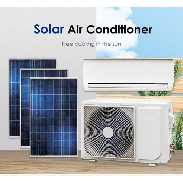 DC AC DUAL POWER Solar Panel Air Conditioner 18000btu 24000btu 9000btu 12000btu for Home