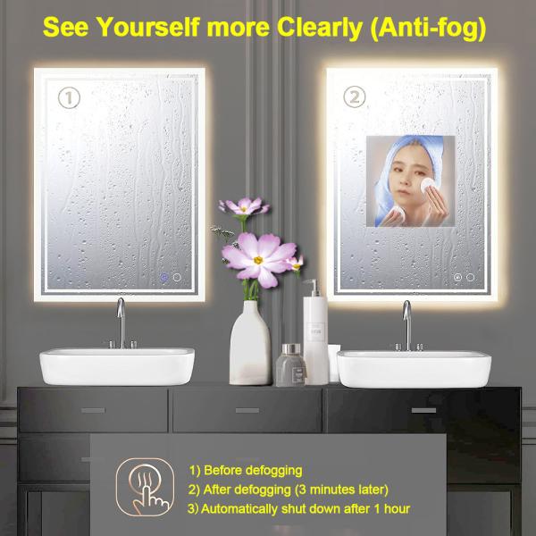 Transform Your Bathroom into a Relaxing Oasis with Our LED Bathroom Mirror
