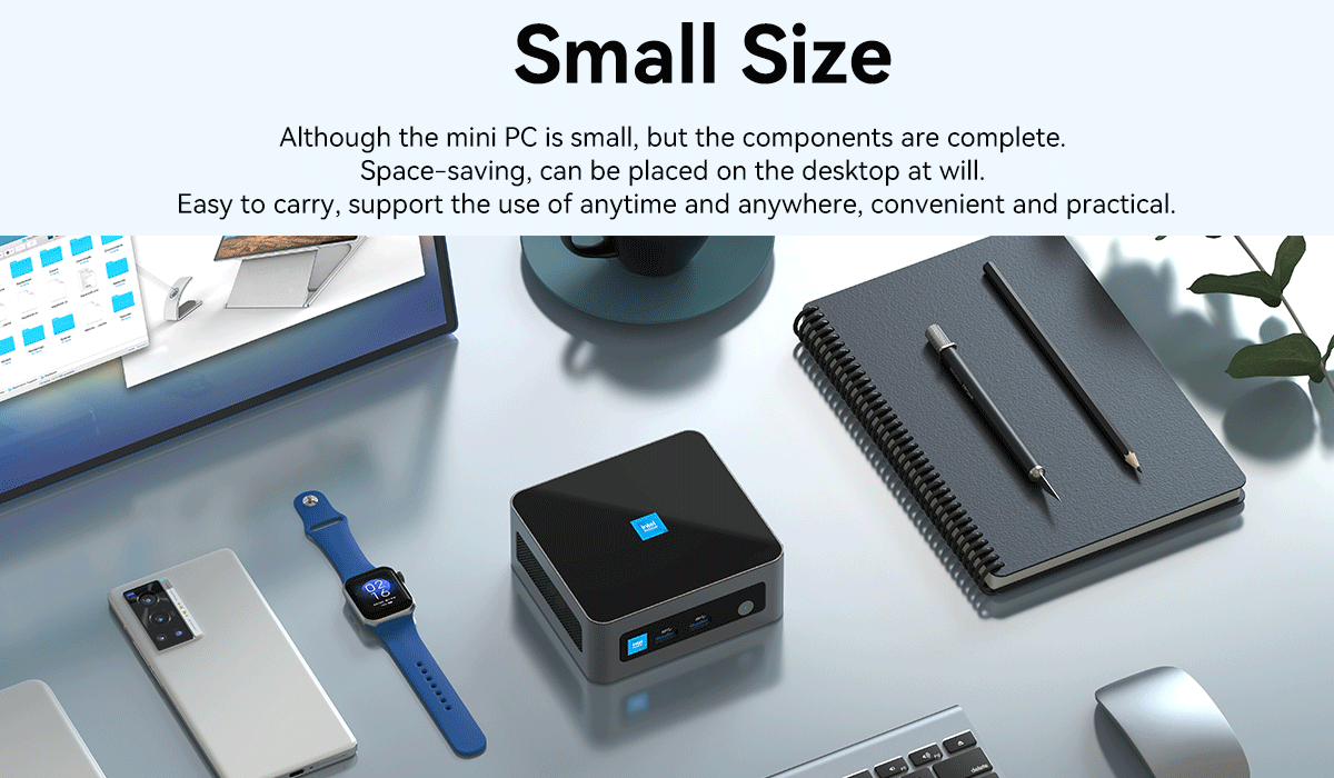 Dual Channel DDR4 Mini Computer With WiFi And Fan Intel Core I7-1360P Processor