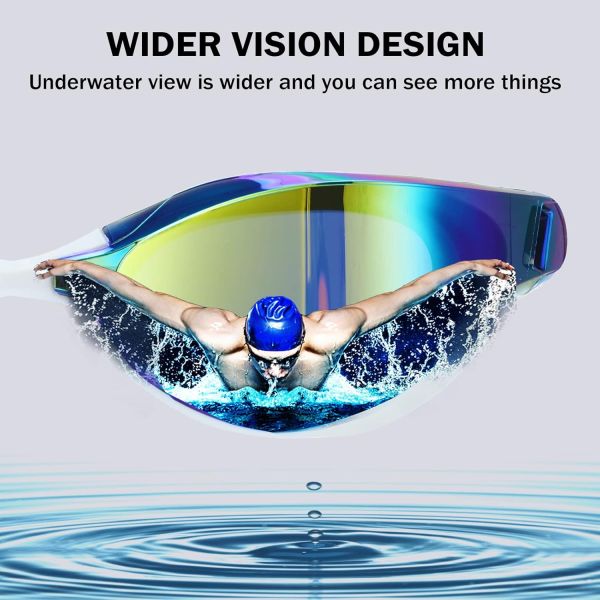 Luxury Anti Fog Swim Goggles With Customizable Logo UV Protection For Adults