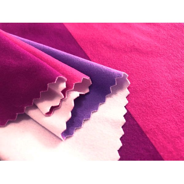170GSM Stretchy 92% Polyester Printing Fabric for Sports Wear Pink Purple