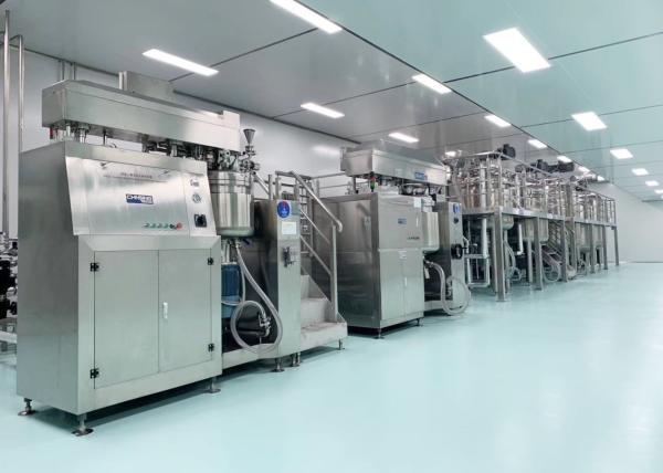Stainless Steel Cosmetic Emulsifier Mixer High Shear Vacuum Cosmetic Homogenizer Mixer