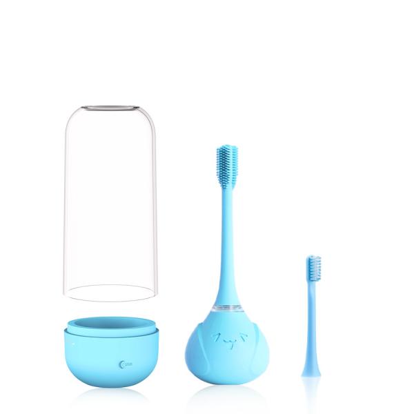 OEM Rechargeable 360 Degree Cleaning Teeth Ultrasonic Silicone Waterproof Electric Toothbrush