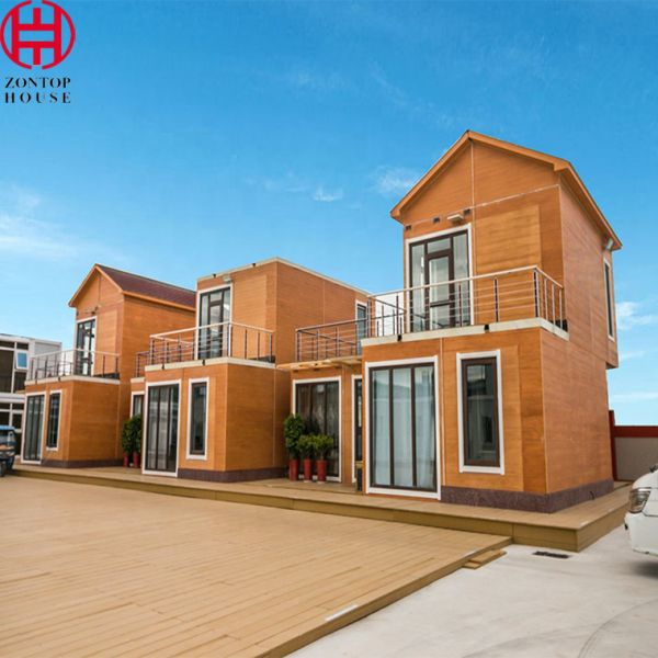 Zontop China modular  flat pack mobile 3 bedroom cheap light steel prefab house prefabricated homes