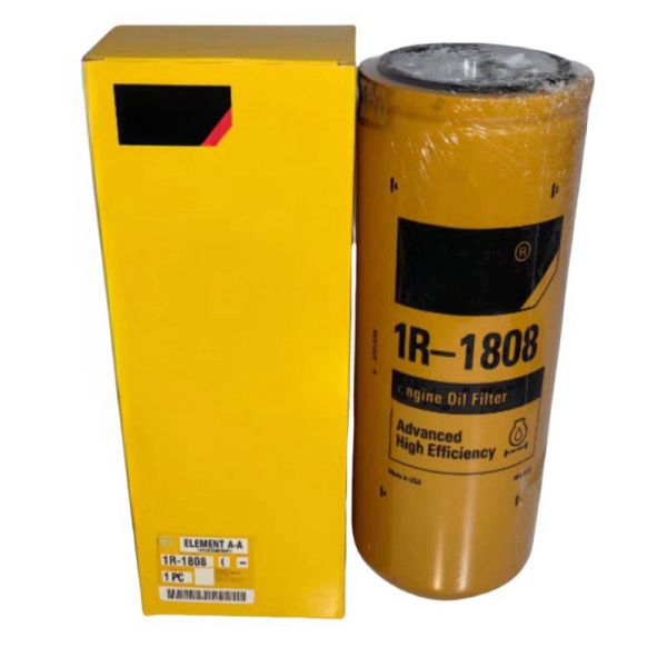 New High Quality DFAC Oil Filter 1R-1808 for Excavating Machinery Diesel Fuel System 1R-1808