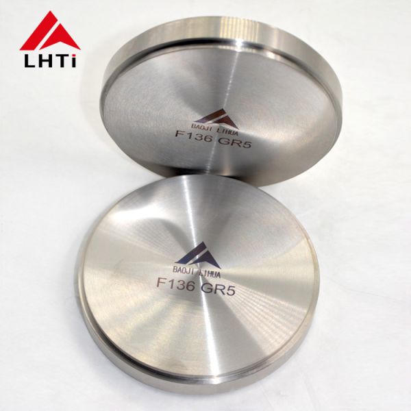 Gr2 Gr4 Pure Titanium Dental Disk With Step 98mm Diameter Customized Thickness