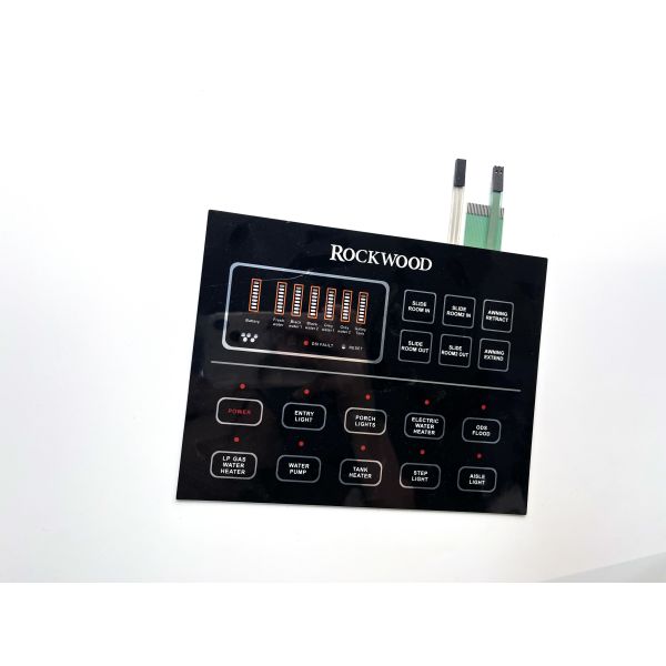 Customized Design Polycarbonate Front Panel Switch With Metal Dome