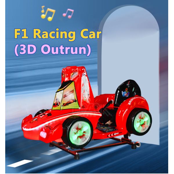 2021 new F1 outrun 3D racing cradle children's electric shopping mall kids game machine swing machine