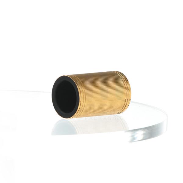 Elegante prata alumínio perfume garrafas Caps Lightweight Elétrico Revestimento Finish CE / Rohs Standard