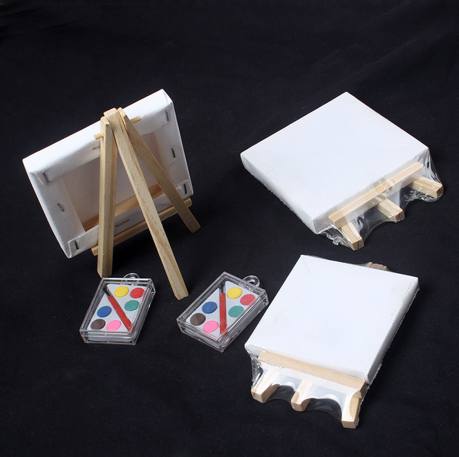 Professional Mini Cotton Pre-printed Stretched Canvas Oil Canvas DIY Painting and Acrylic Paint  for Kids Canvas Paint