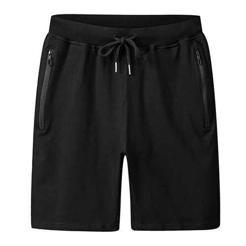 Summer Sports Shorts Men's Capris Loose Large Cotton Knitted Pants elastic thin