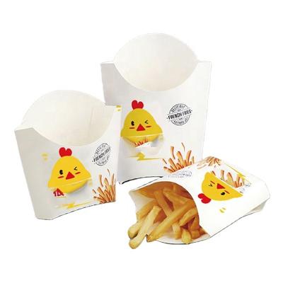 Matt Lamination Hamburger Paper French Fry Box L5*W2*H4.5
