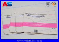Envernizando a inserção decorativa do papel do divisor da caixa do comprimido para a caixa de empacotamento de papel dos tubos de ensaio 5ml ampères/2ml