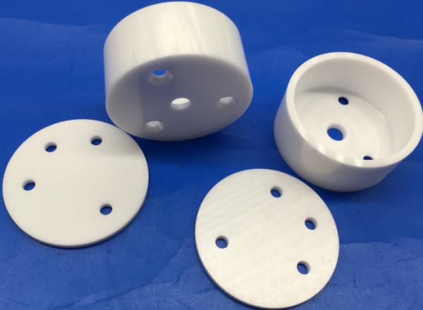 Machinable Zirconia Ceramic Parts Thermal Insulator / Ceramic Housing For Heater Thermistor