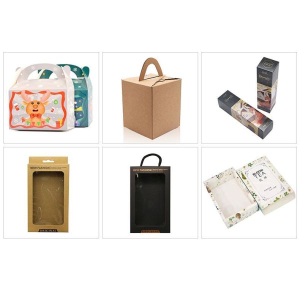 Bonbons Chocolat Boîte cadeau personnalisée Carton papier Boîte cadeau de Noël d'Halloween Emballage