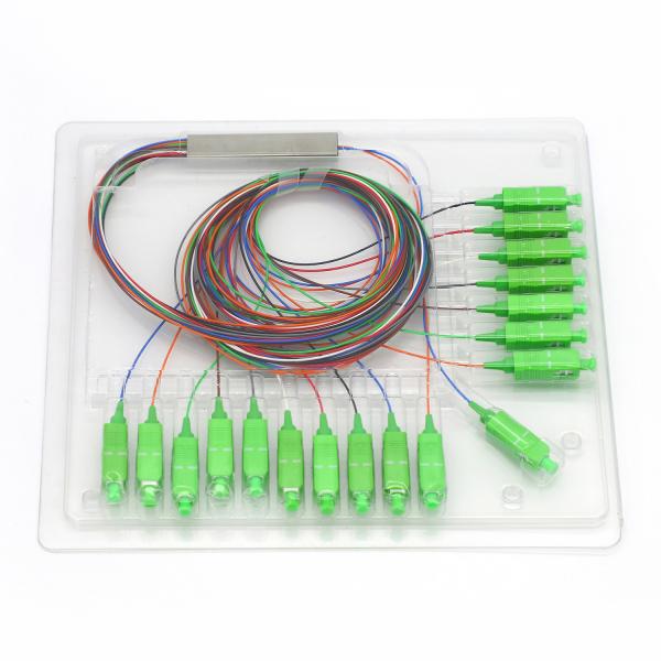 G652D G657A Fiber Optical Plc Splitter 1*16 Sc Upc/Apc Steel Tube Type
