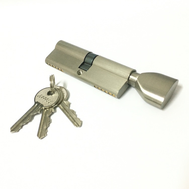 90mm Zinc Cylinder Lock Single Open Secure Cylinder Locks SN CP SB AB MAB AC Finish