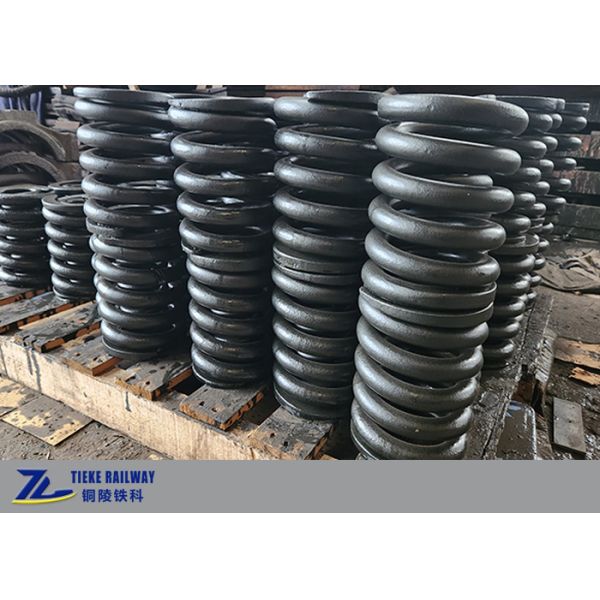 DIN 2096 Railway Bogie Parts Bogie Coil Springs 60Si2CrVAT / 60Si2CrVA