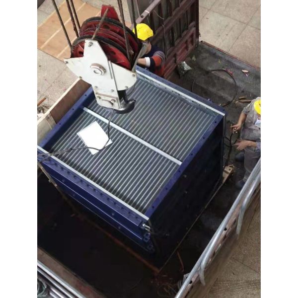 Compact Design Turbine Spare Parts Oil Cooler , Thrust Bearing Oil Cooler