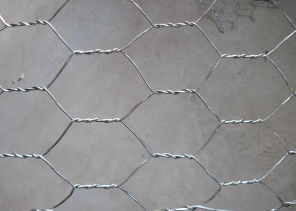 Silver Galfan Wire Gabion Baskets 80mmx100mm Gabion  Factory