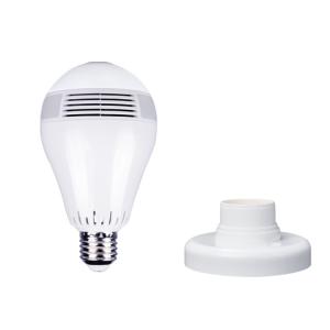 960P 130W Pixel 360 Fisheye Security Camera , Wifi IP Surveillance Light Bulb
