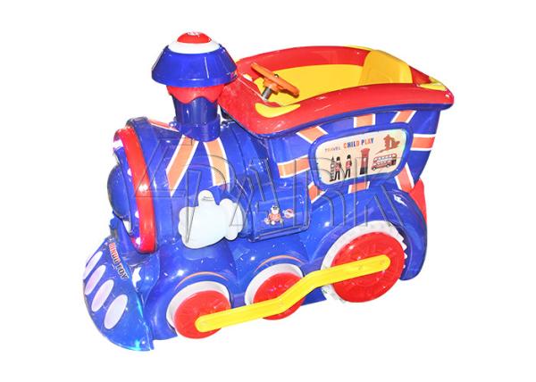 British Train Coin Pusher Game Machine Electric Kids Car 12 Month Warranty