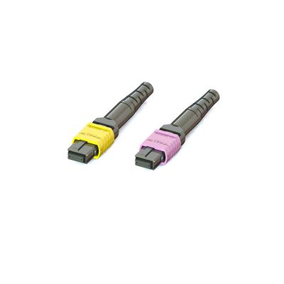 16 cœurs connecteur en fibre MPO mâle femelle pour une reconfiguration rapide