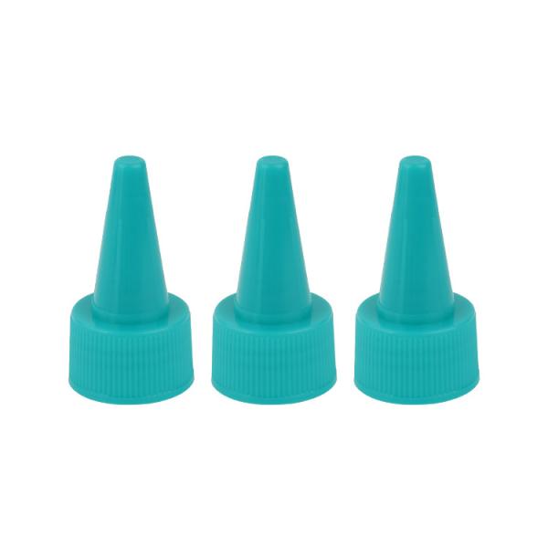 Turquoise Plastic Squeeze Bottle Tops Pointed Nozzle Bottle Twist Bottle Cap