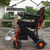 Peso ligero plegable de la carga de la silla de ruedas 100KG del poder del motor sin cepillo