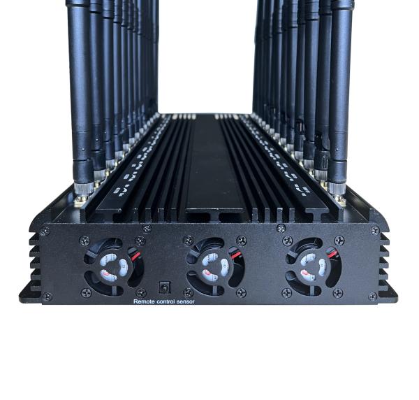 Multifunctional 26 antennas jammer shielding all 2G 3G 4G 5G WIFI GPS RF LOJACK VHF UHF LORA FM Radio Signals with Remote Control