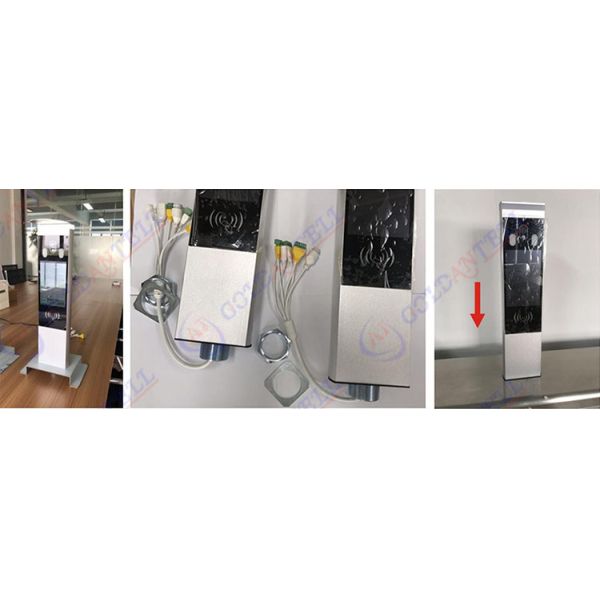 7 дюймов контролируют читателя камеры RFID опознавания систем безопасности биометрического лицевого