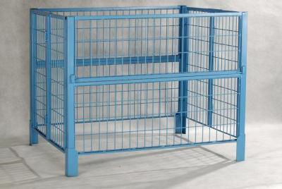 Gold Zinc Plated Foldable Pallet Container Roll Cage 1000 Ltr Ibc Container