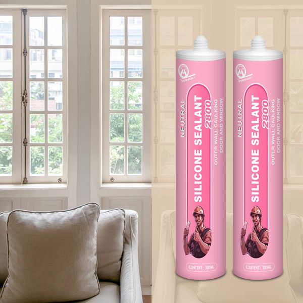 MH2800 Sealant Silicone All Purpose Black/grey/white Construction Strong Adhesive Silicone Sealant Under Door Threshold