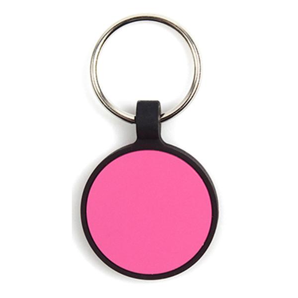 Rose Orange Blank Dog ID Tags Silicone Name Tags For Dogs Personalized