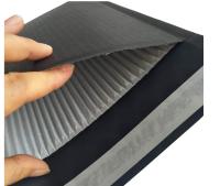 9.5x11 preto” Kraft feito sob encomenda corrugado envolve a soldadura térmica da proteção de 2 lados