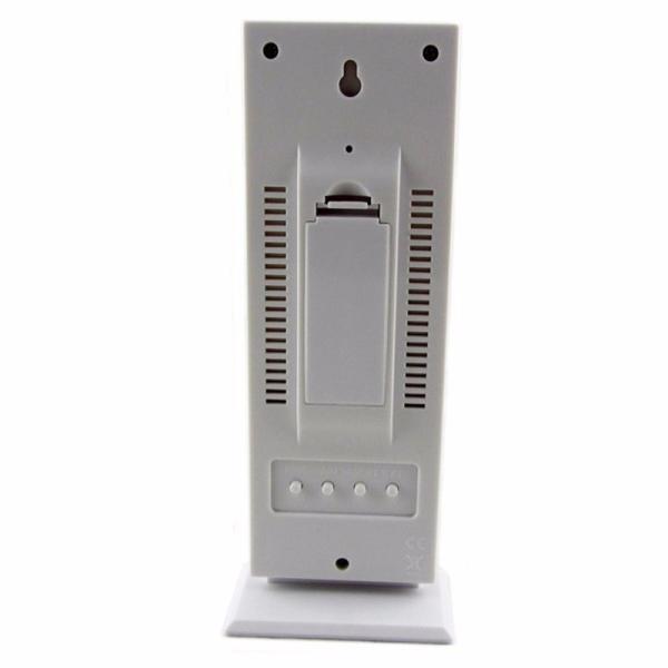Digital Temperature Humidity Meter Weather Indoor Outdoor Tester Alarm Clock HTC-8