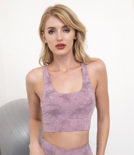 Body Fit Smoky Gray Double Layer Sports Bra / Full Figure Sports Bra 210g