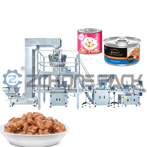 Os grânulo Cat Food Dog Food Freeze da máquina de enchimento dos alimentos para animais de estimação secaram a carne crua