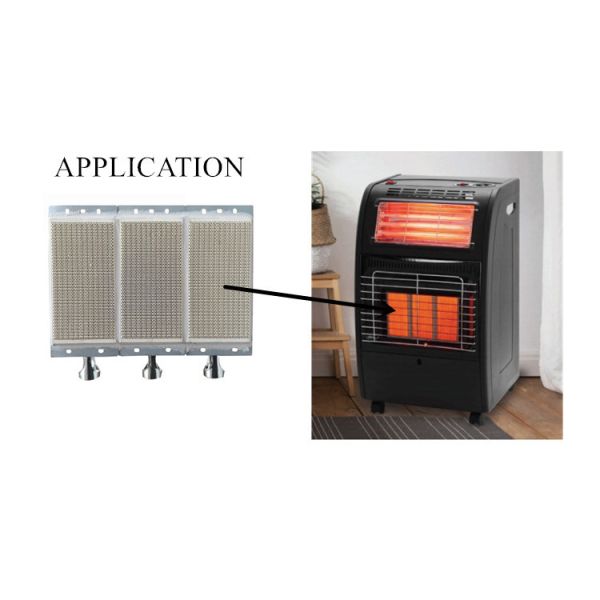                  Gas Heater Spare Parts Commercial Ceramic Plate Gas Burner             
