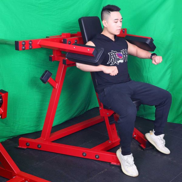 Plate Loaded Shoulder Press Gym Seated Machine Pretty TIG Welding