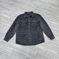 Veste de travail en laine décontractée personnalisée pour l'hiver, chemise polo boutonnée, chemises en flanelle à manches longues surdimensionnées pour hommes