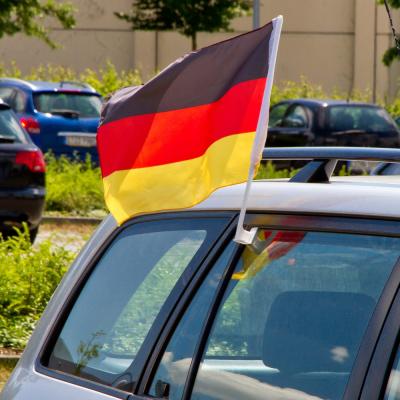 30X45cm Outdoor Country Flags , Polyester Hanging Solid Color Car Flags