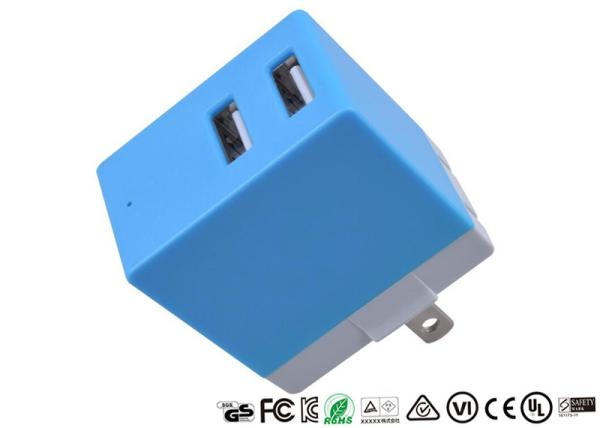 US Plug Dual Port USB Charger Power Adapter 5V 2A 2.4A Home Travel Charger