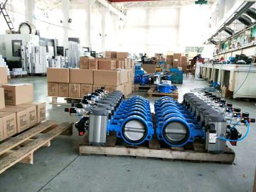 Pneumatic Piston Valve Actuator Double Acting